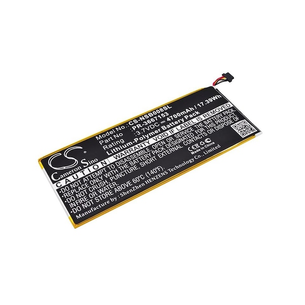 Bsc Preferred Nabi DMTAB-NV08B Dreamtab 8in Tablet Replacement Battery CS-NSB008SL - main
